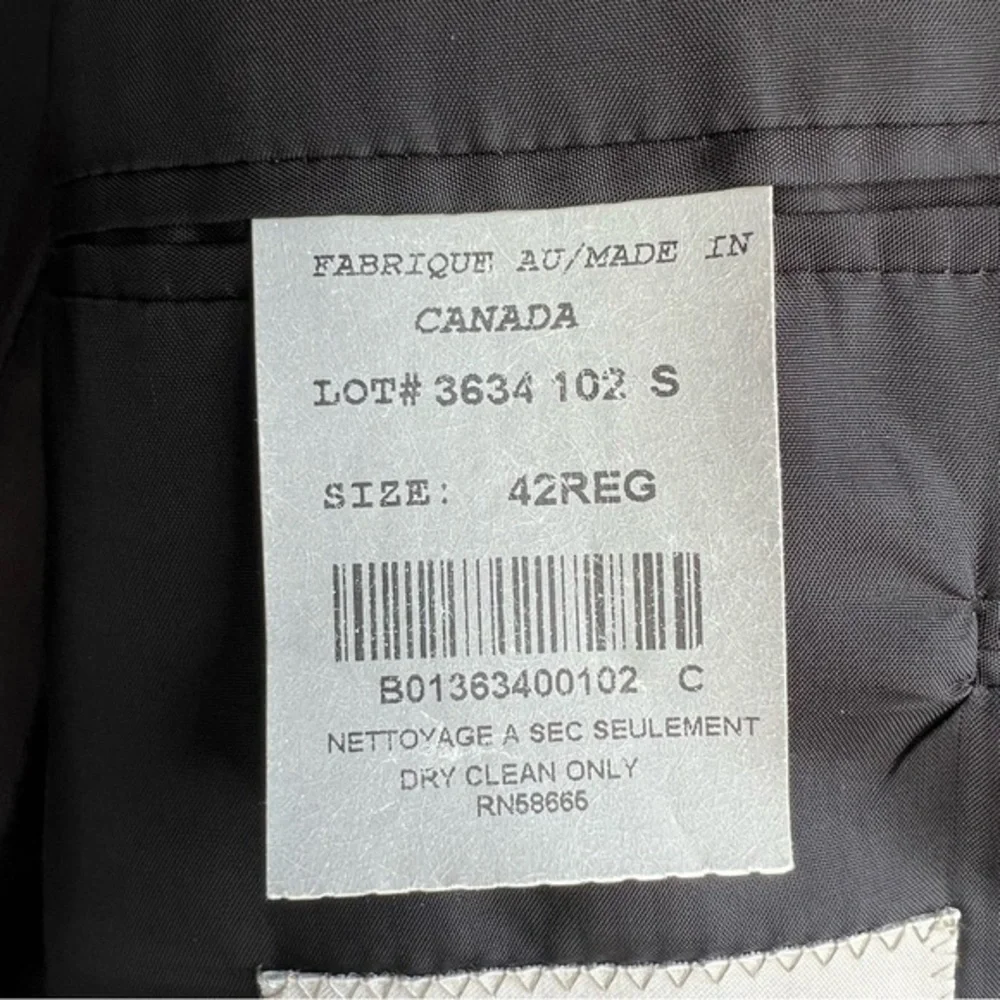 Loro Piana Men’s 100% Cashmere Black‎ Blazer - Size 42R
